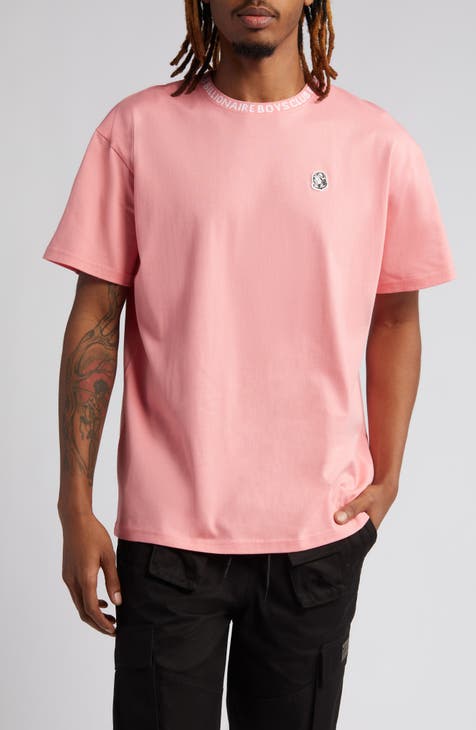 Plain Short Sleeve T-Shirt Hot Pink - Billion Creation
