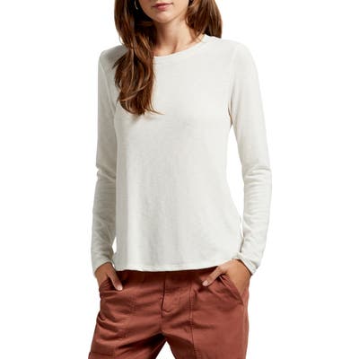 Michael Stars Jayda Tahoe Jersey Long Sleeve Tee, White