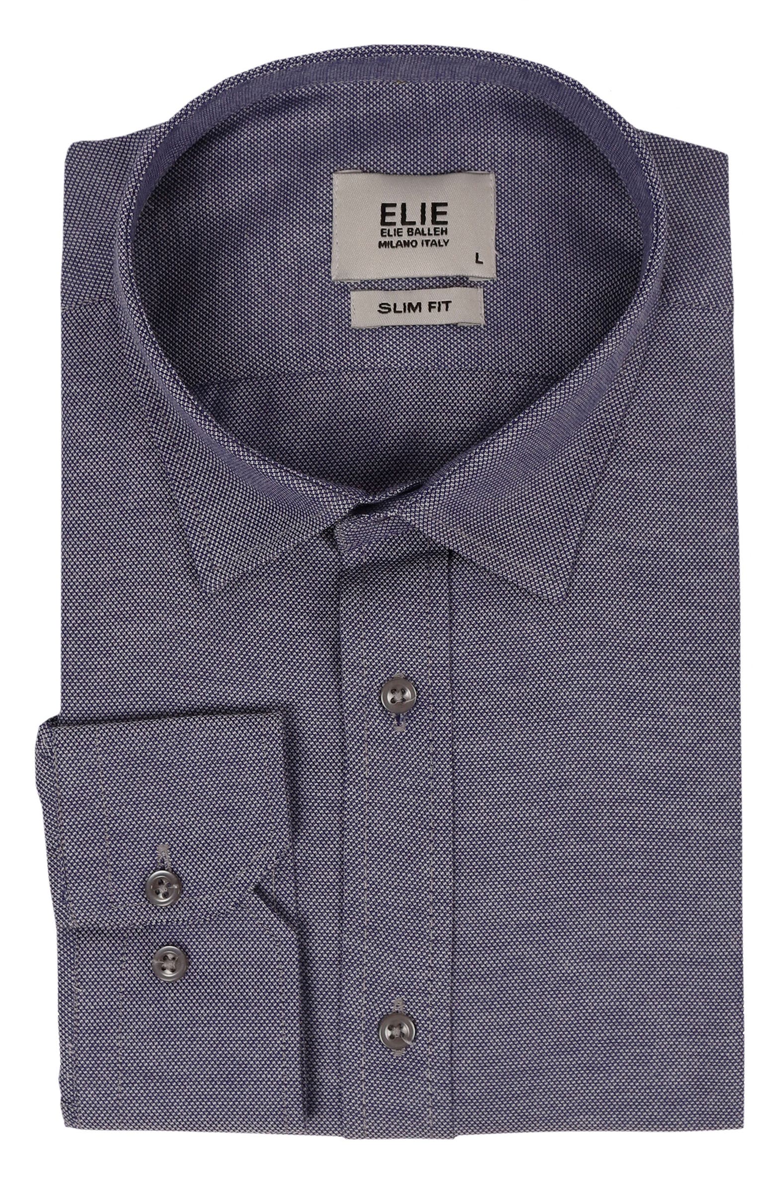 ELIE BALLEH Slim Fit Oxford Button-Up Dress Shirt | Nordstromrack