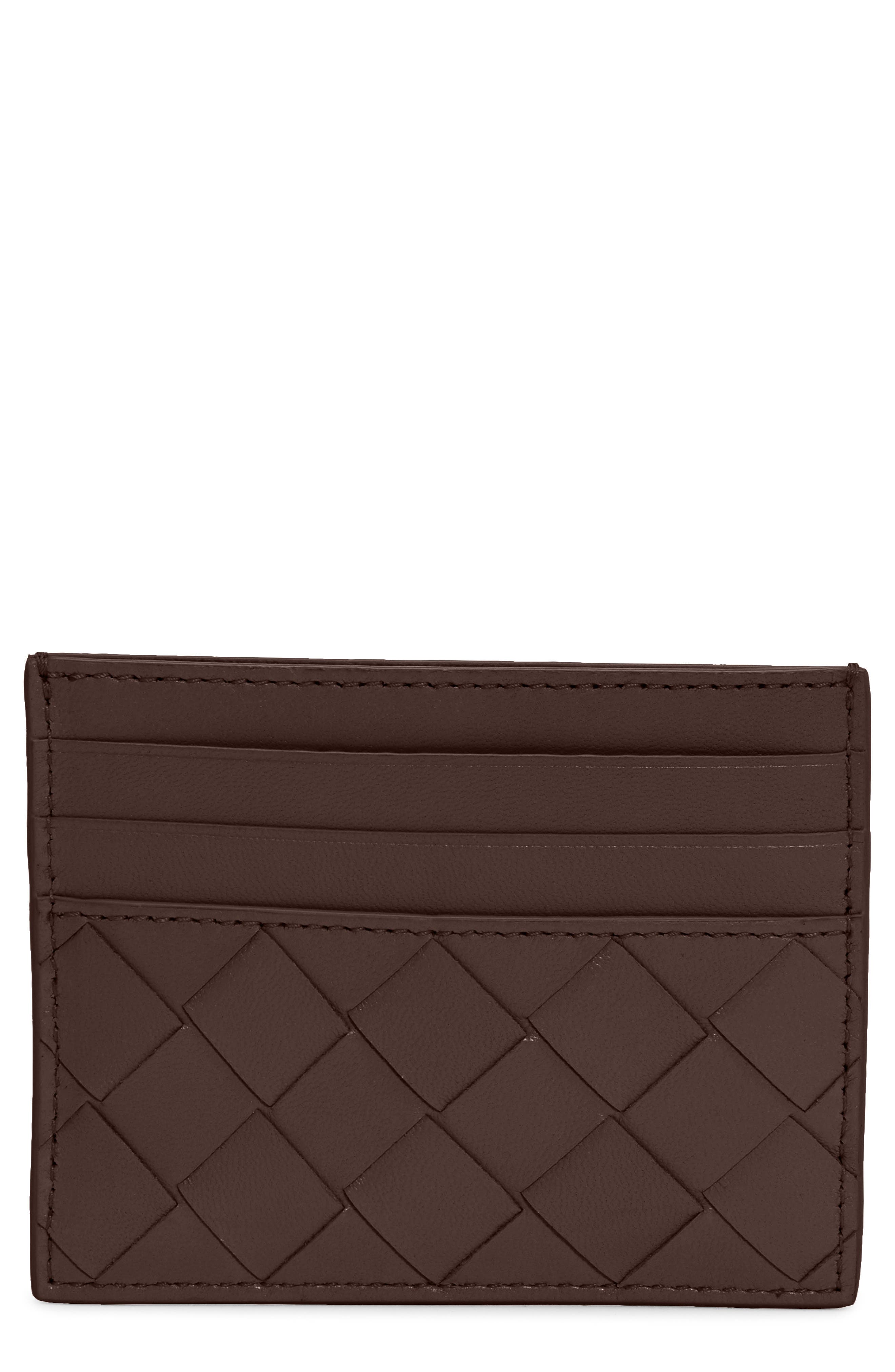 Bottega Veneta Leather Green Key Case Card Holder for Men Mens Accessories Wallets and cardholders 