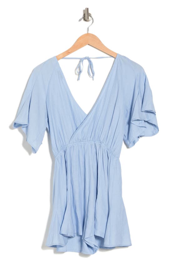 LUSH FLUTTER SLEEVE ROMPER