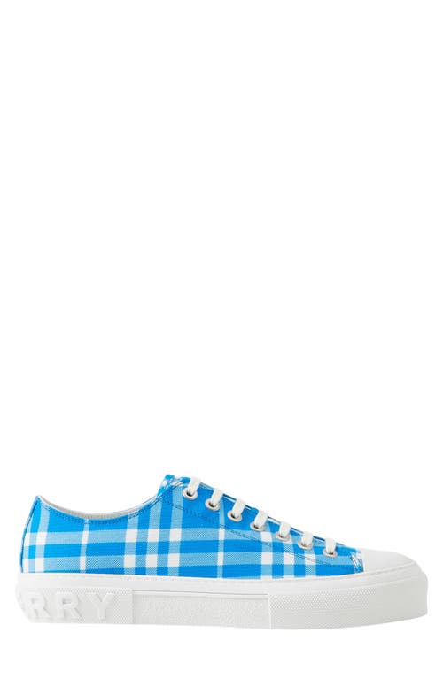 burberry Jack Check Low Top Sneaker in Vivid Blue Ip Check