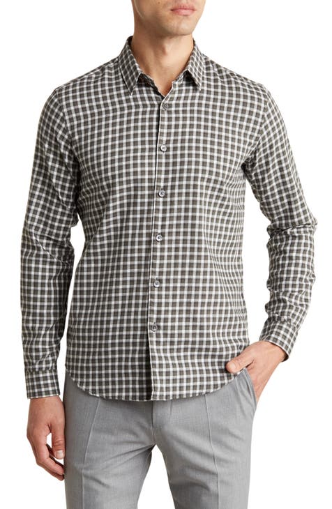 Rammy Gingham Cotton Button-Up Shirt