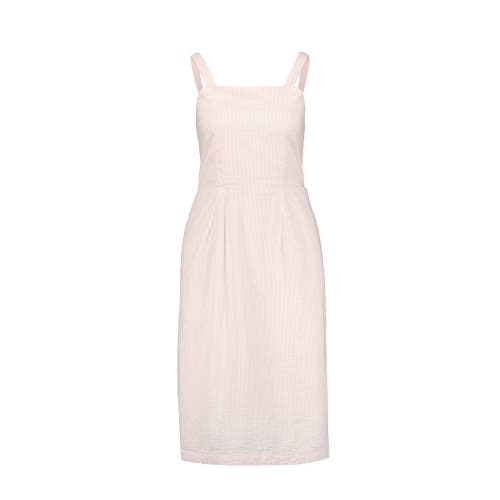 Hope & Henry Organic Seersucker Sheath Dress In Light Pink Seersucker