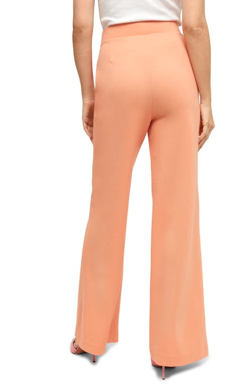 Shop Isaac Mizrahi New York Wide Leg Pants In Coral Bell