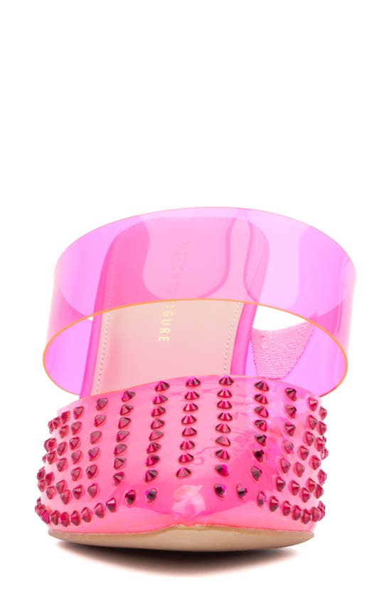 Fashion To Figure Jazz Pointed Toe Pump In Neon Pink