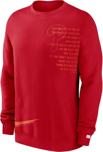 Philadelphia Phillies Nike 2022 Postseason Authentic Collection Dugout  Pullover Hoodie - Red