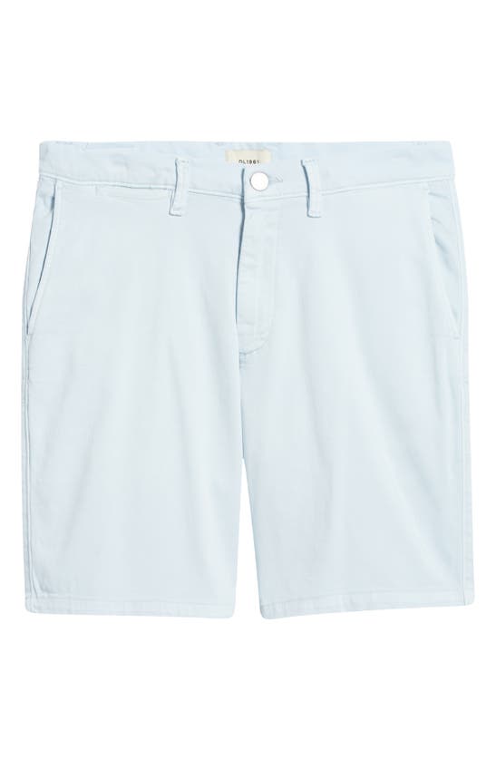 Dl1961 Jake Flat Front Chino Shorts In Arctic Sky
