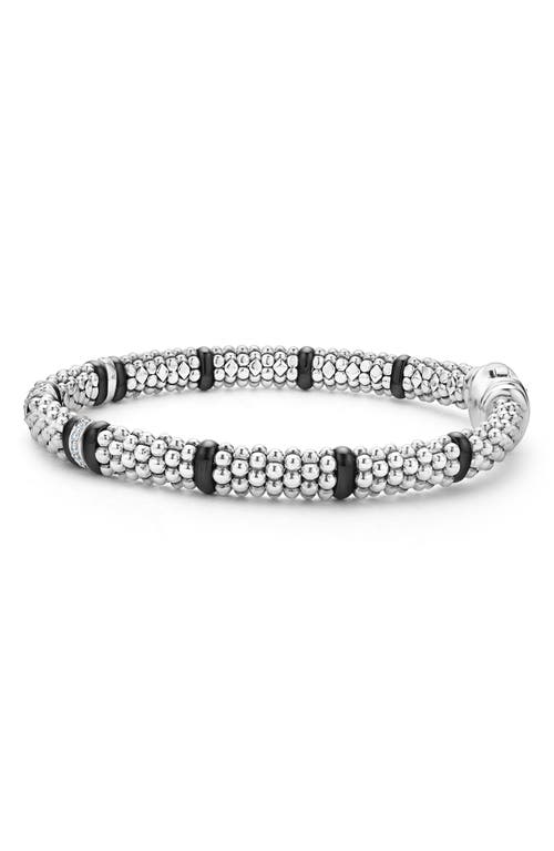 LAGOS Black Caviar Rope Bracelet at Nordstrom, Size 7