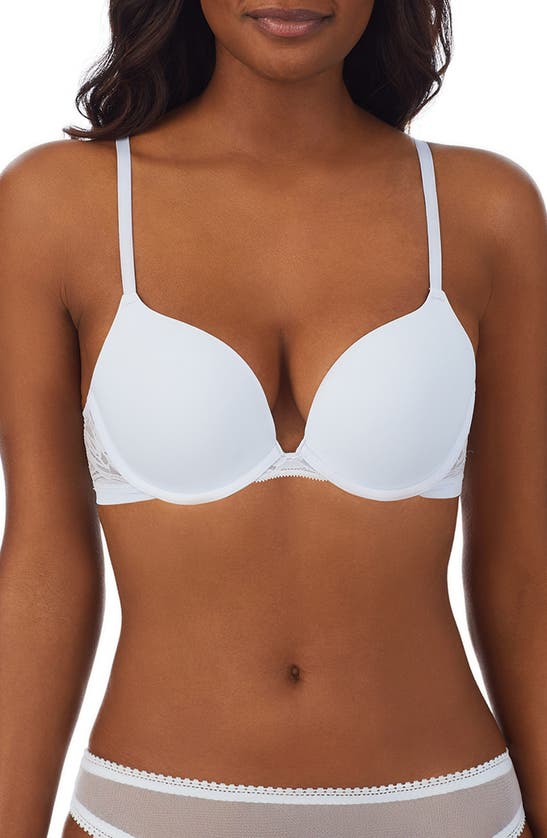 ON GOSSAMER SLEEK MICRO LACE UNDERWIRE CONVERTIBLE PUSH-UP BRA