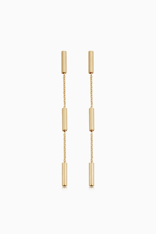 Oradina 14k Gold Vicenza Drop Earrings In Yellow Gold
