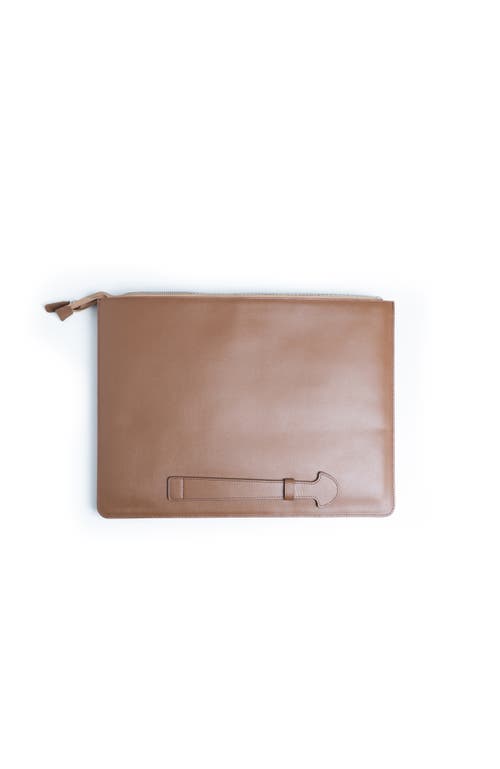 Shop Anthony Veer Kay Laptop Folio 13" In Brown