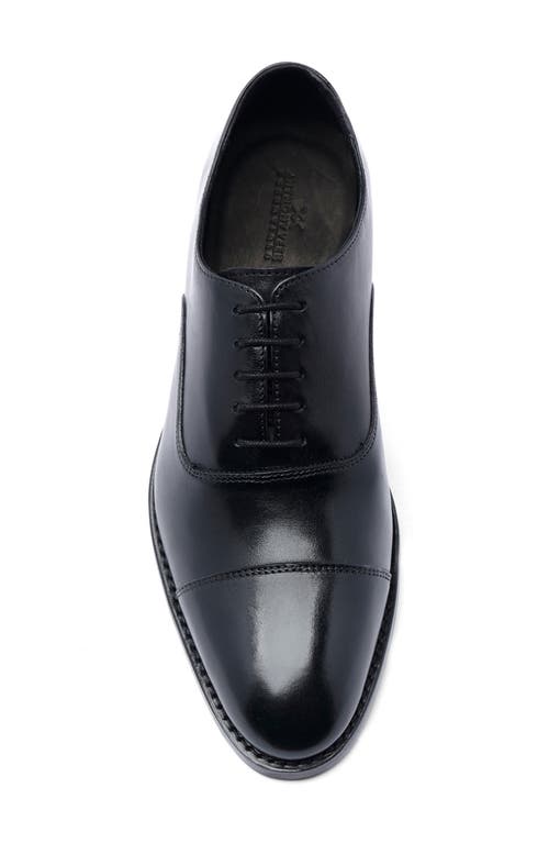 Anthony Veer Men's Clinton Cap-toe Oxford Goodyear Dress Shoes In Black