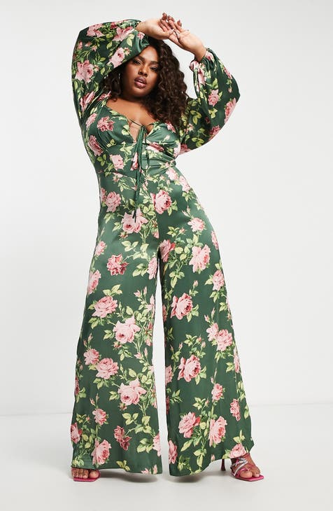 Pick up leaves trumpet Nod Satin Jumpsuits & Rompers for Women | Nordstrom