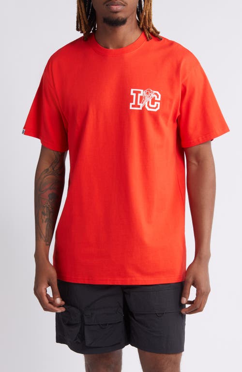 Shop Icecream Skateboards Graphic T-shirt In Fiery Red