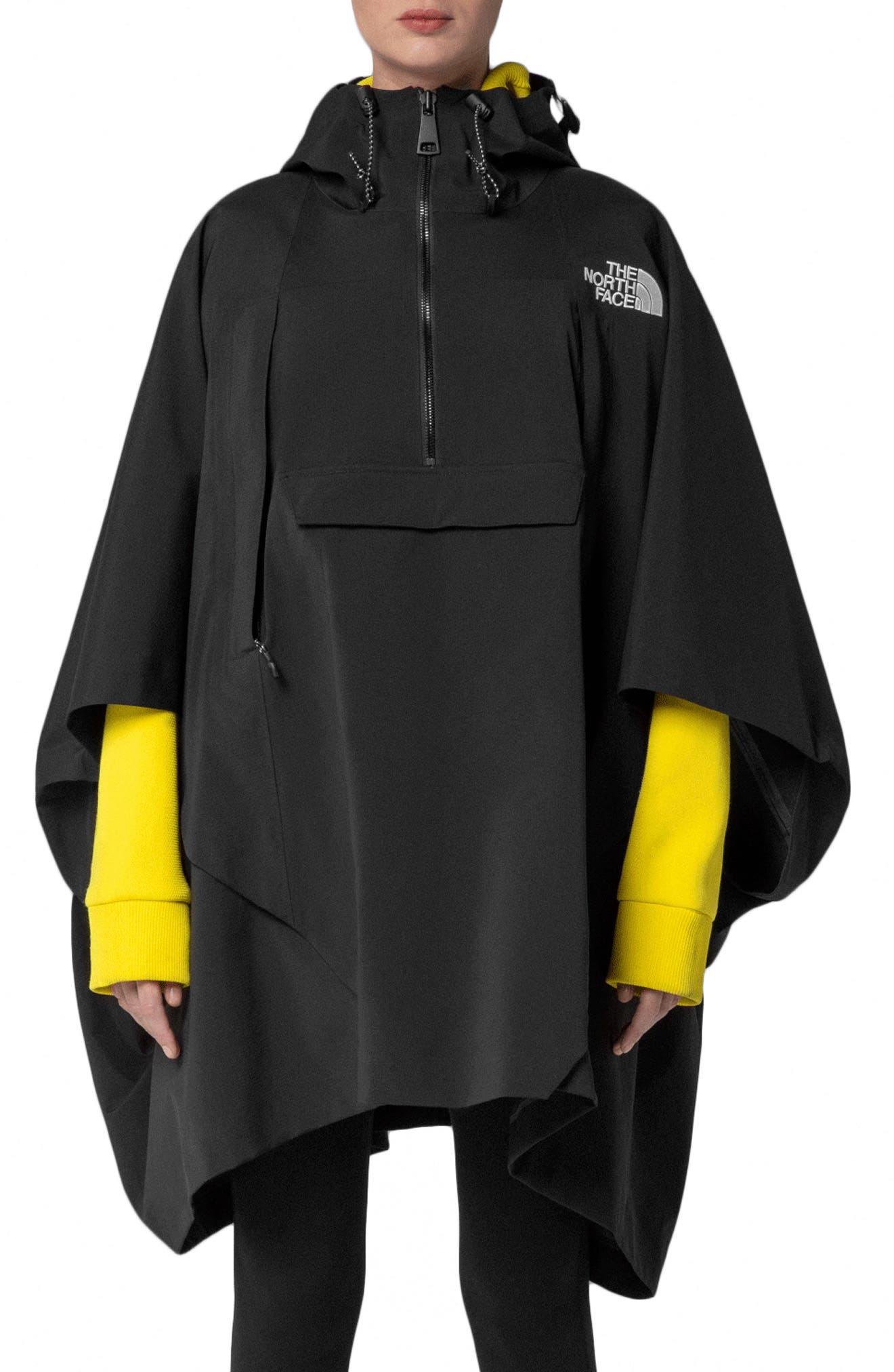 cape jacket with hood