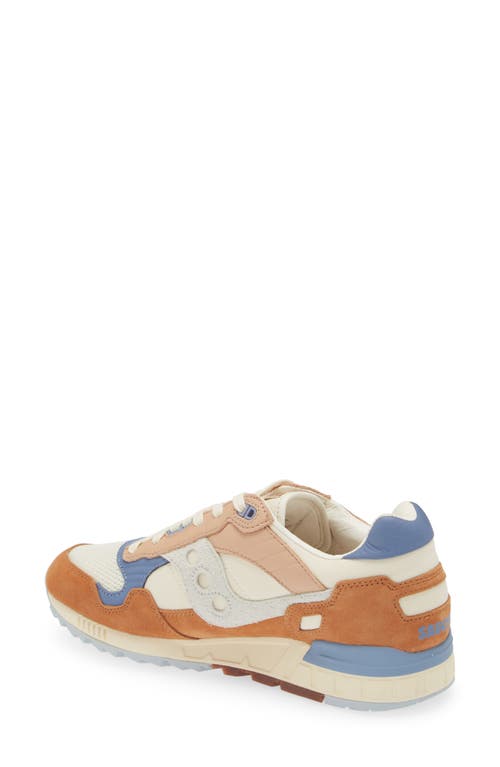 Shop Saucony Shadow 5000 Sneaker In Light Beige/rust