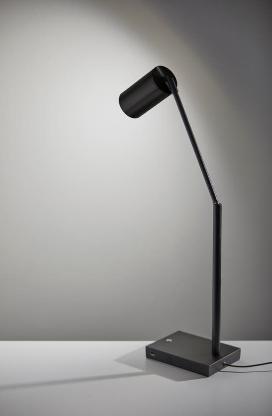 Adesso Lighting Colby Led Desk Lamp In Black Painted Metal