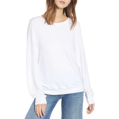 Wildfox Baggy Beach Jumper Pullover, White