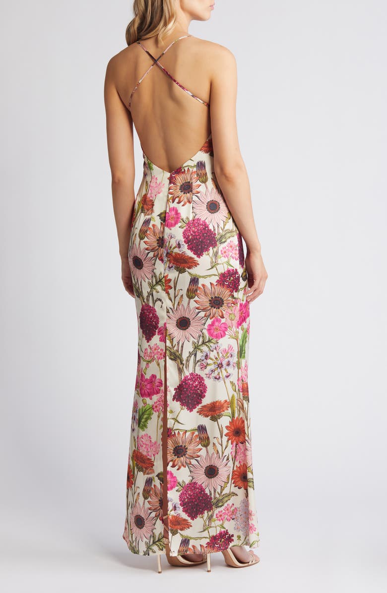 Katie May Tara Floral Print Sleeveless Gown | Nordstrom