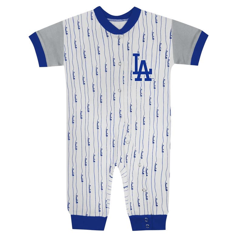 Shop Outerstuff Infant Fanatics Branded White Los Angeles Dodgers Logo Best Series Full-snap Jumper
