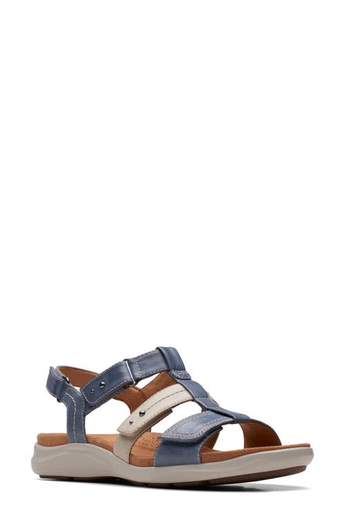 Clarks(r) Kitly Step Sandal Denim Combi at Nordstrom,