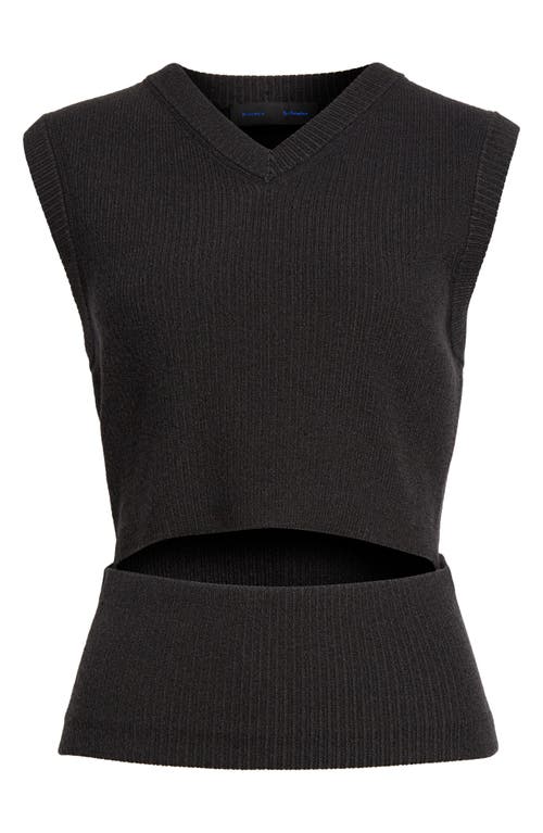 Shop Proenza Schouler Cruz Rib Sweater Vest In Charcoal