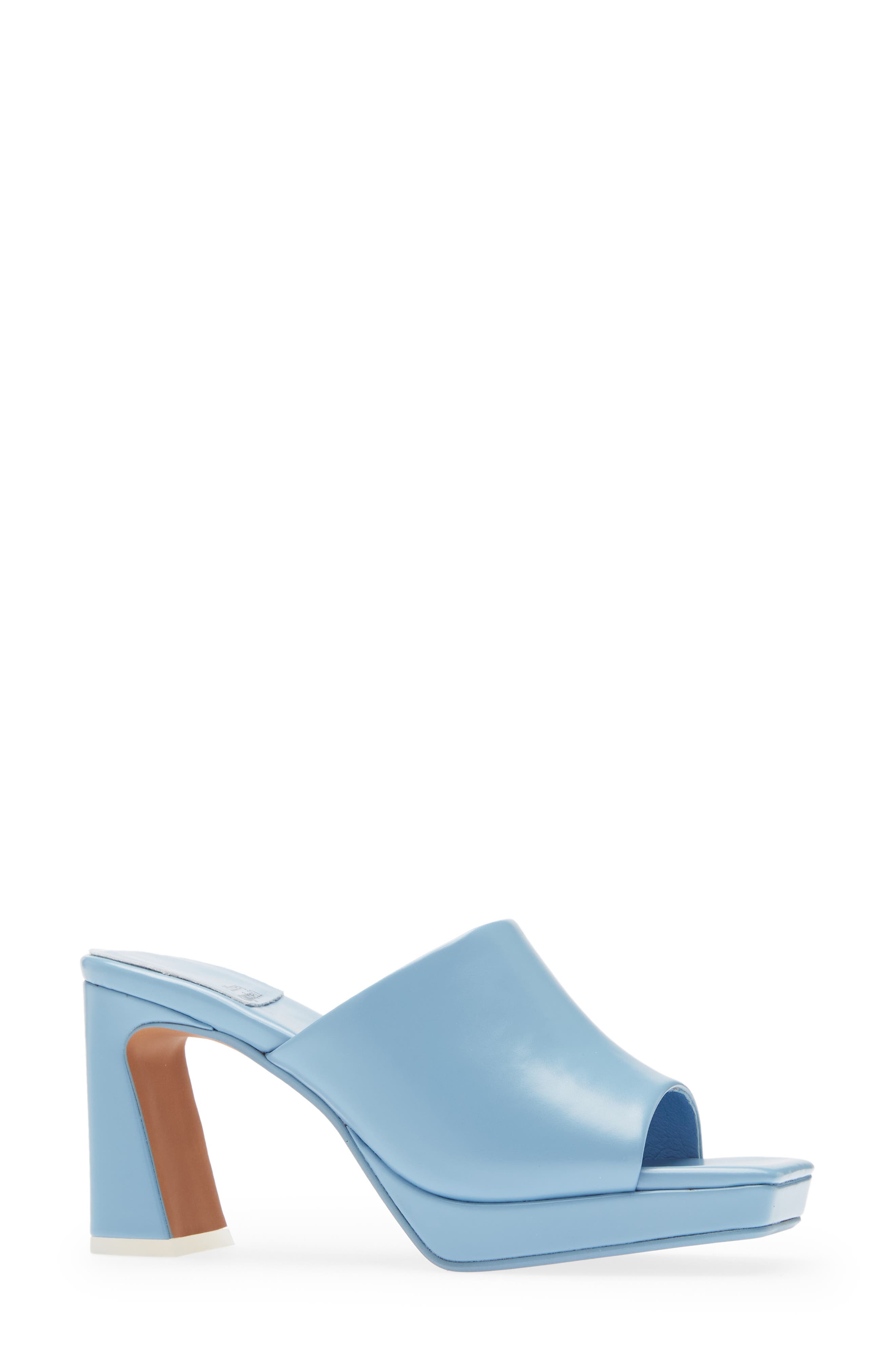 JEFFREY CAMPBELL Caviar Platform Slide Sandal, Main, color, BABY BLUE