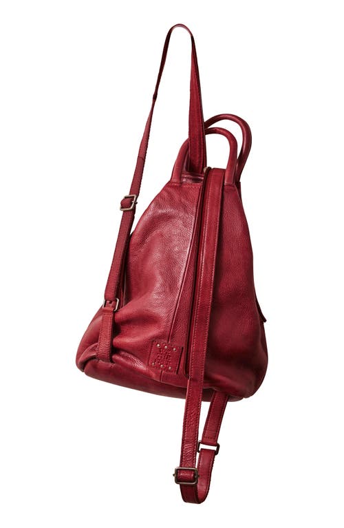 Free People We The Free Soho Convertible Leather Backpack In Crimson