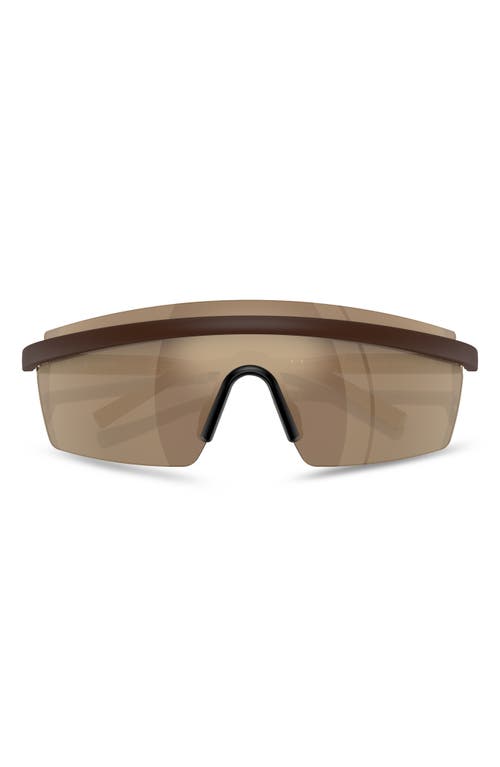 OLIVER PEOPLES OLIVER PEOPLES X ROGER FEDERER R-4 138MM RIMLESS SHIELD SUNGLASSES