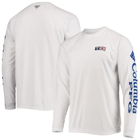 Columbia Sportswear Men's Dallas Cowboys PFG Terminal Tackle Long Sleeve  Graphic T-shirt