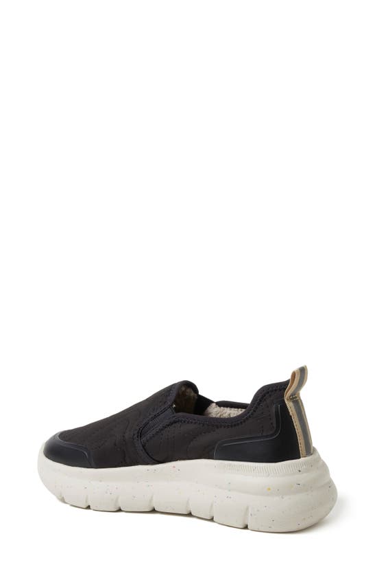 Shop Dearfoams Crimson Regrind Energy Return® Slip-on Sneaker In Black