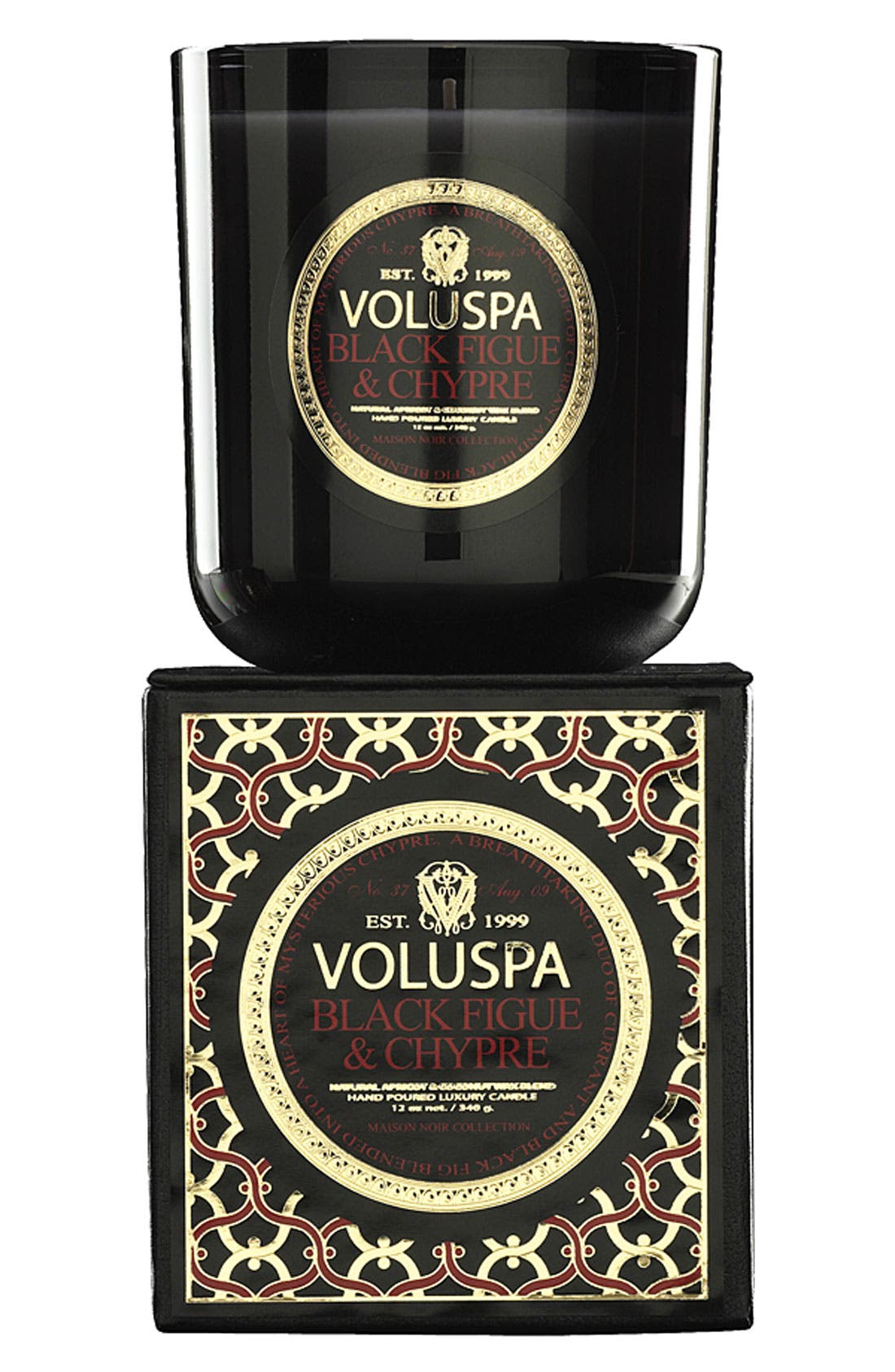 Voluspa 'Maison Noir Black Figue & Chypre' Scented Candle Nordstrom
