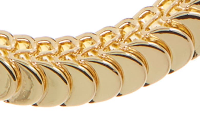 Shop Anne Klein Pecan Disc Chain Necklace In Gold
