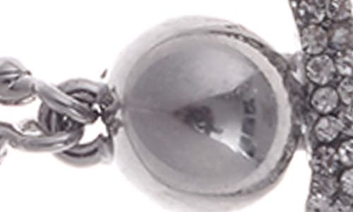 Shop Zaxie By Stefanie Taylor Imitation Pearl Hoop Earrings In Silver