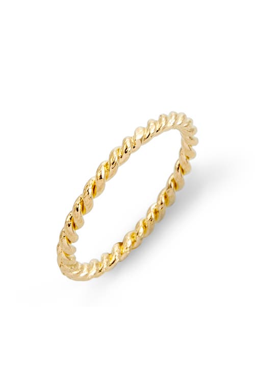 Liv Rope Stacking Ring in Gold