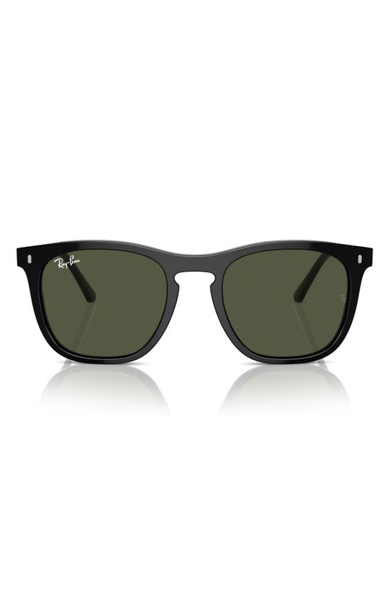 Shop Ray Ban Ray-ban 53mm Square Sunglasses In Black