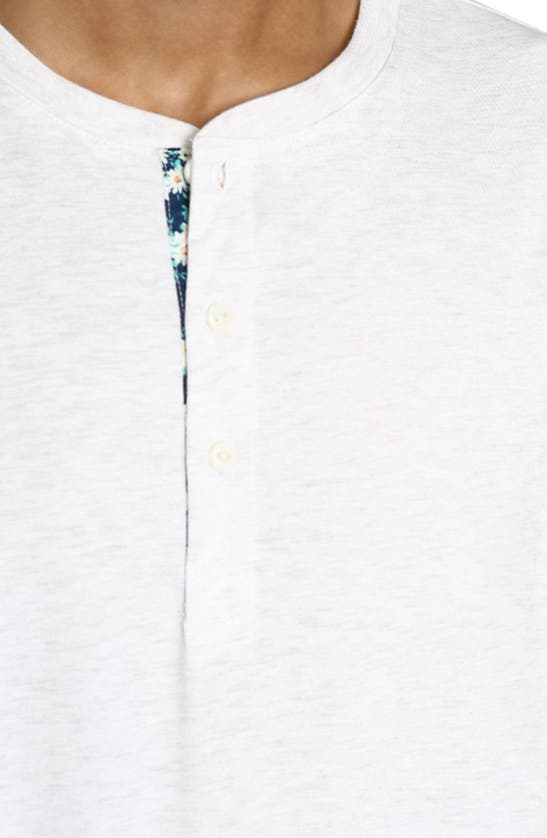 Jachs Stretch Henley In Ivory