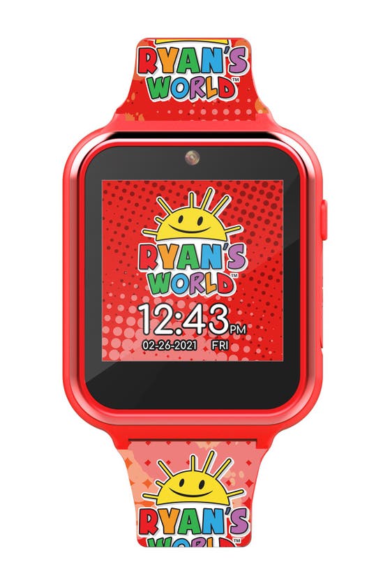Accutime Kids' Itime Ryan's World Interactive Smart Watch In Blue