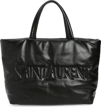 Saint Laurent Monogram Leather Bill Pouch, $350, Nordstrom