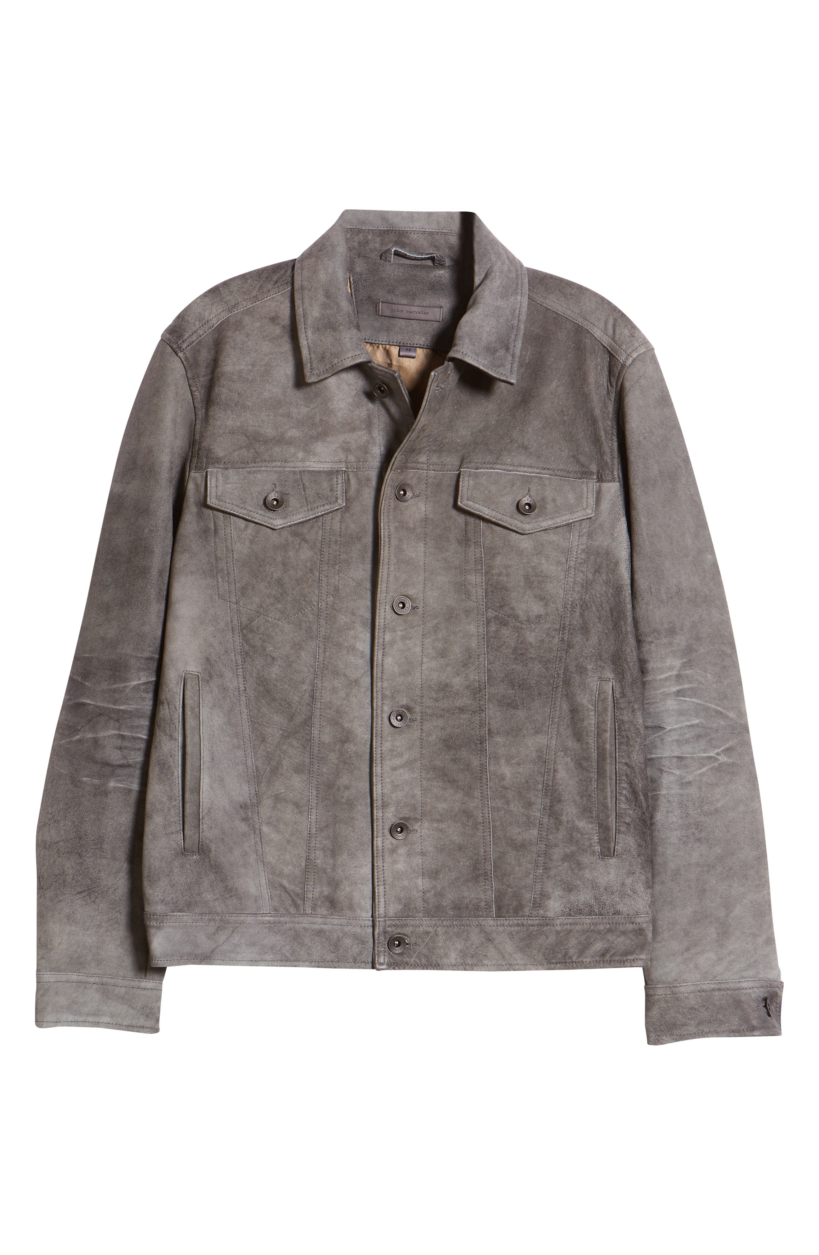 John Varvatos Andrew Suede Trucker 
