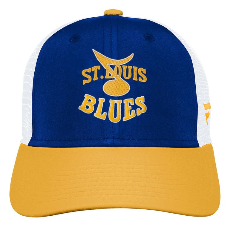  Outerstuff St Louis Blues Youth Size Draft On Stage Trucker  Mesh Adjustable Snapback Hat : Sports & Outdoors