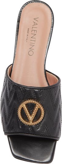 VALENTINO BY MARIO VALENTINO Afrodite Logo Slide Sandal Women