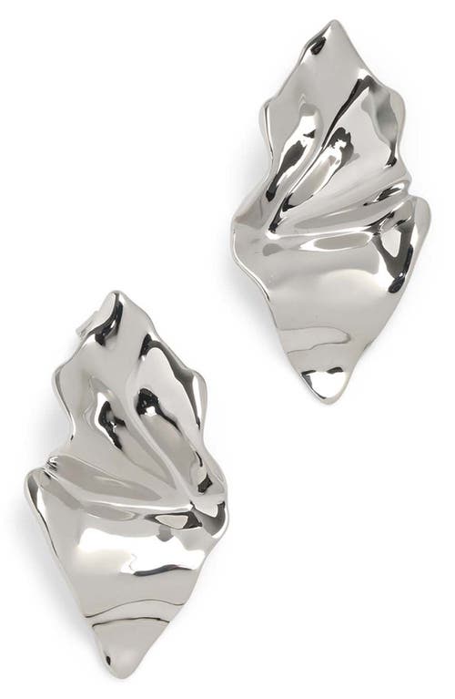 Alexis Bittar Crumpled Drop Earrings in Silver at Nordstrom