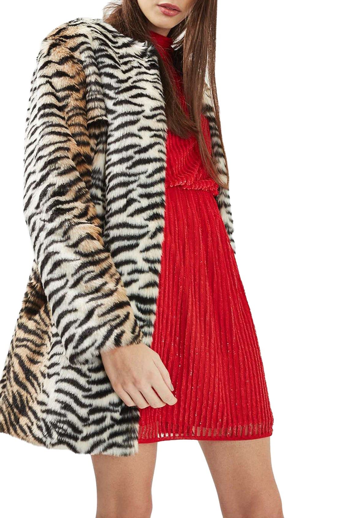 Tiger Faux Fur Coat Nordstrom