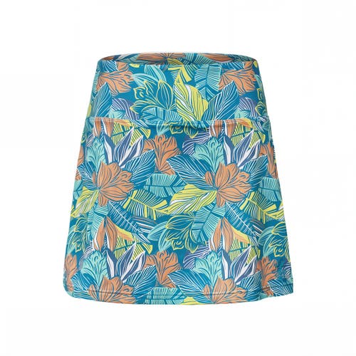 Shop Uv Skinz Travel Skort In Caribbean Tropics