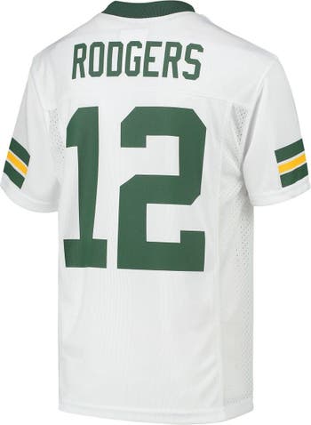 Youth Nike Aaron Rodgers Gold Green Bay Packers Inverted