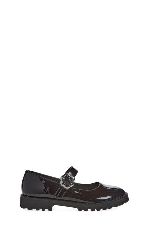 Harper Canyon Kids' Davianna Patent Mary Jane Flat In Black