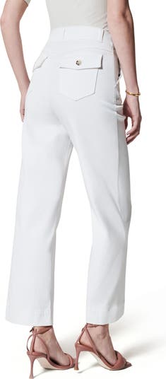 Spanx Stretch Twill Cropped Wide Leg Pant in Parchment – JAYNE Boutique