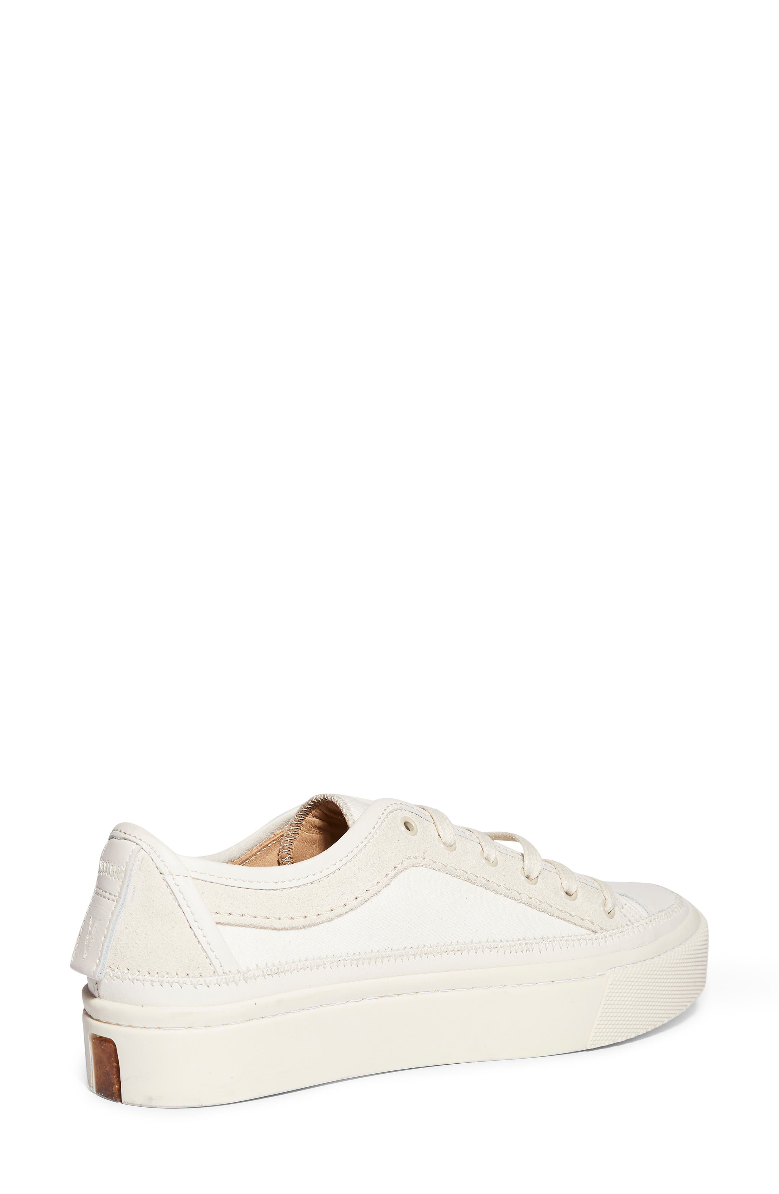 cream platform sneakers